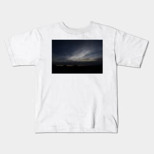 Monument Valley and Clouds. sunset Kids T-Shirt